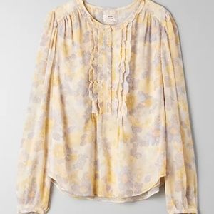 Aritzia - Little Moon LOTUS BLOUSE